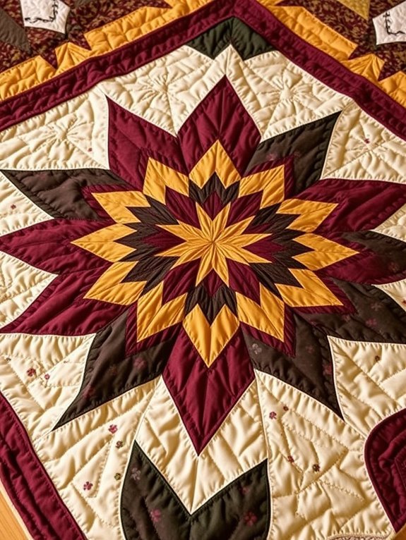 rustic quilt star pattern