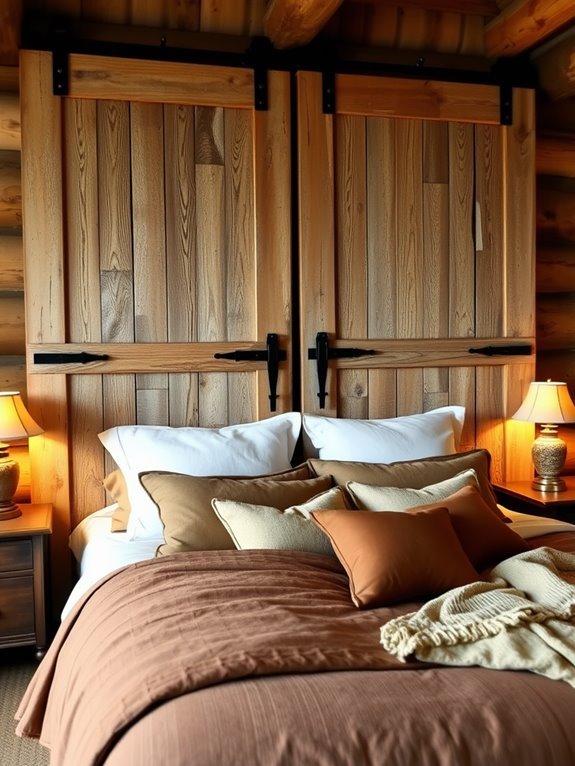 rustic reclaimed wood doors