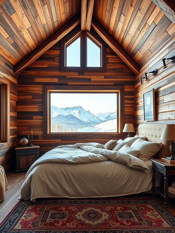 rustic reclaimed wood walls