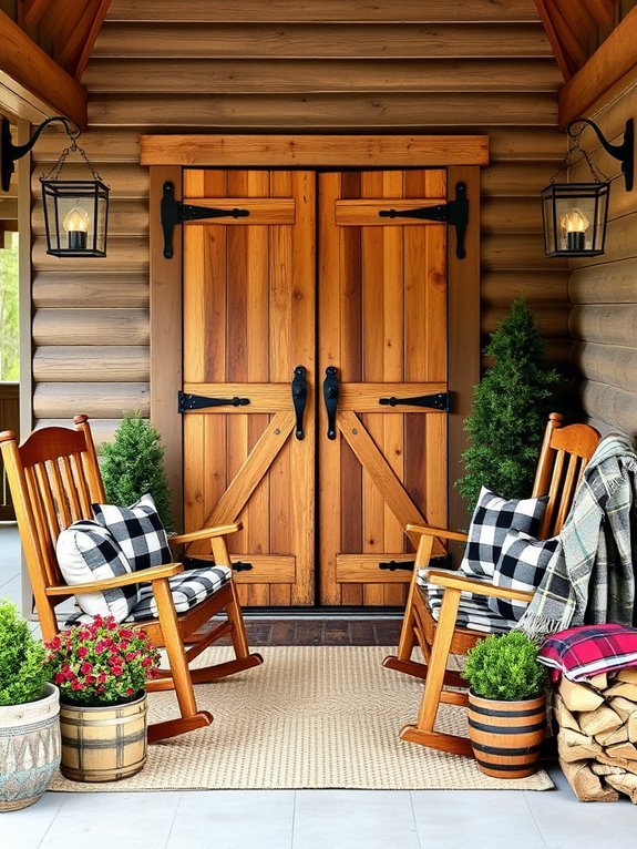 rustic repurposed sliding doors
