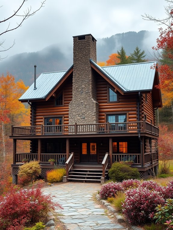 rustic retreat in nature