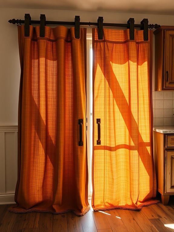 rustic sliding door aesthetics