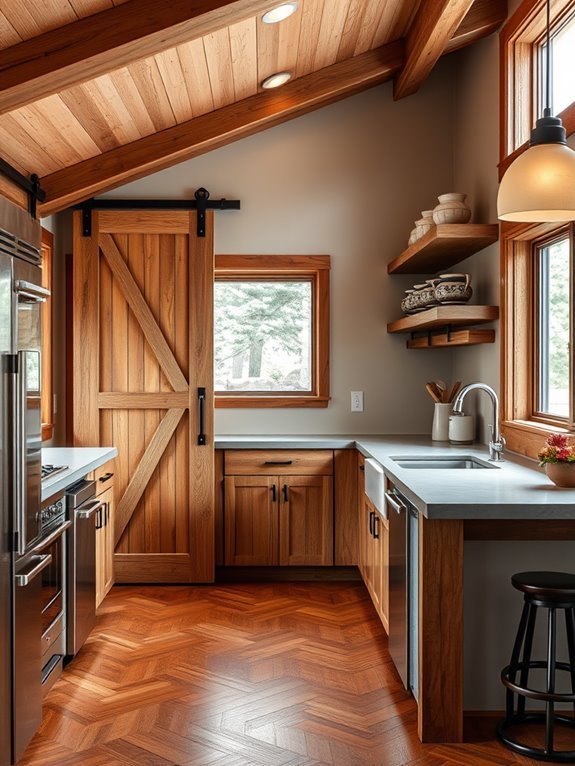 rustic sliding door design