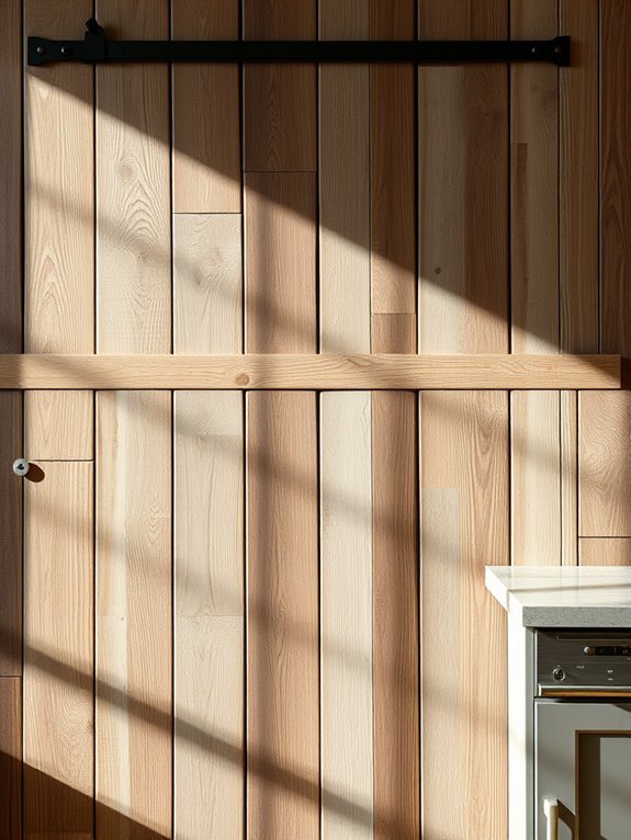 rustic sliding wood doors
