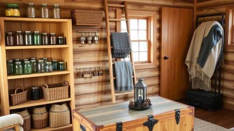 rustic storage solutions for cabins