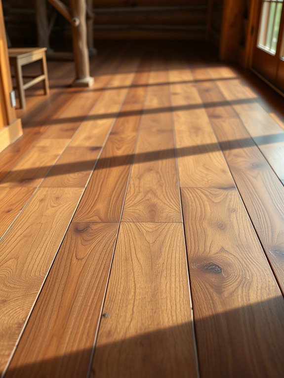 rustic textured wooden flooring