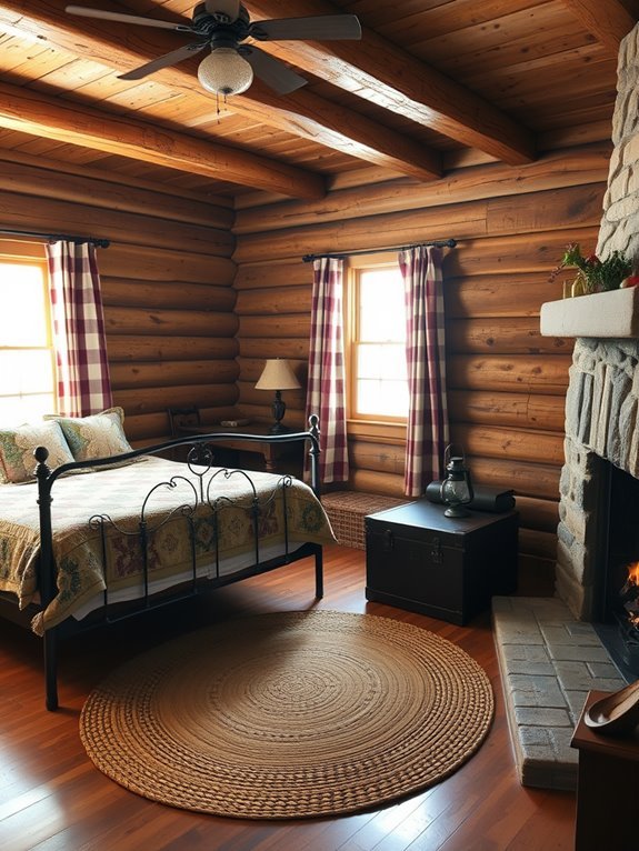 rustic timber building style