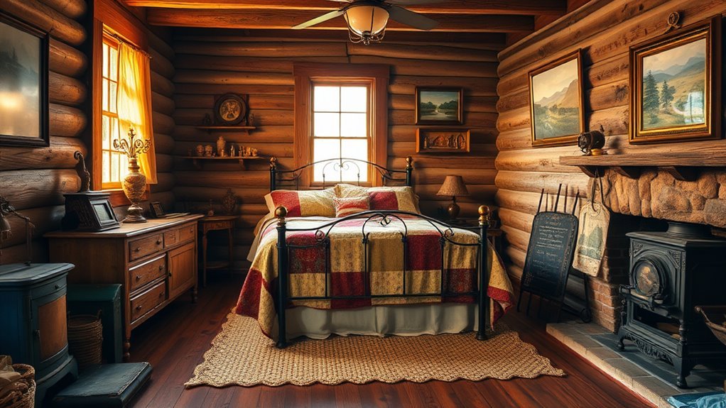 rustic vintage cabin decor