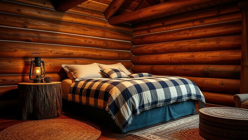 rustic wood cabin decor