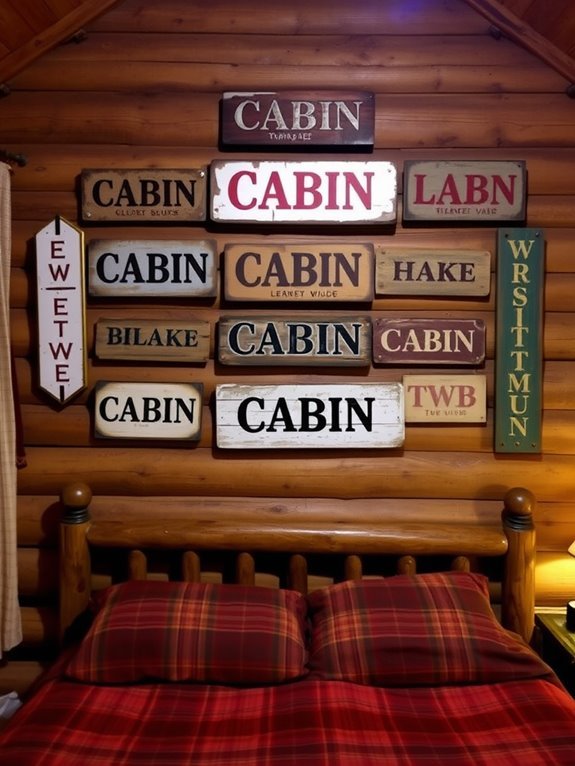 rustic wooden cabin decor