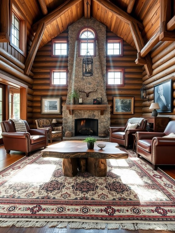 rustic wooden coffee tables