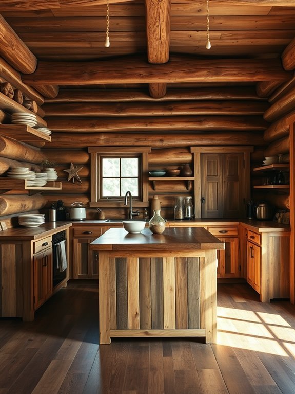 rustic wooden design elements