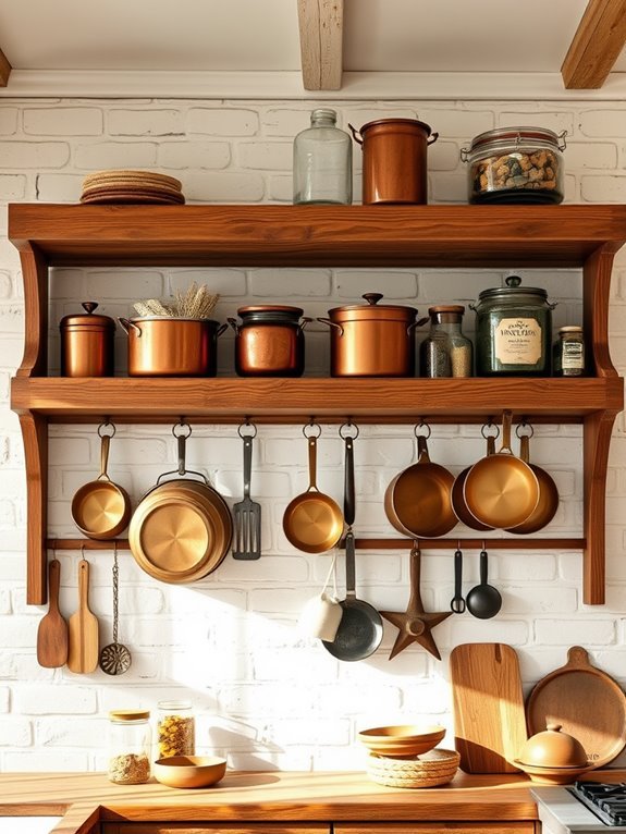 rustic wooden storage solution