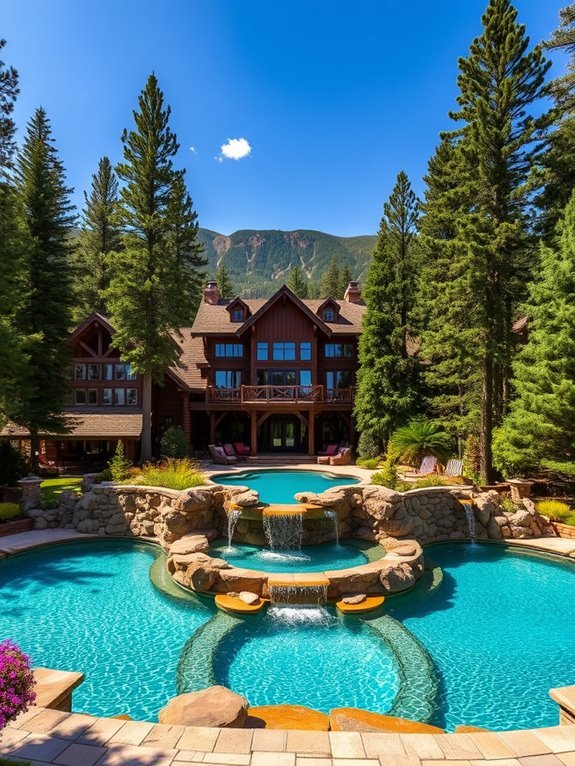 scenic getaway in mountains