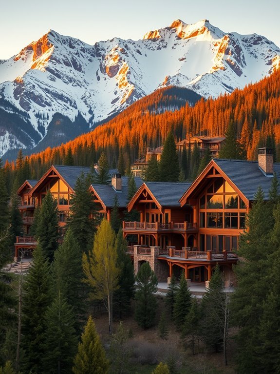 scenic mountain getaway retreat