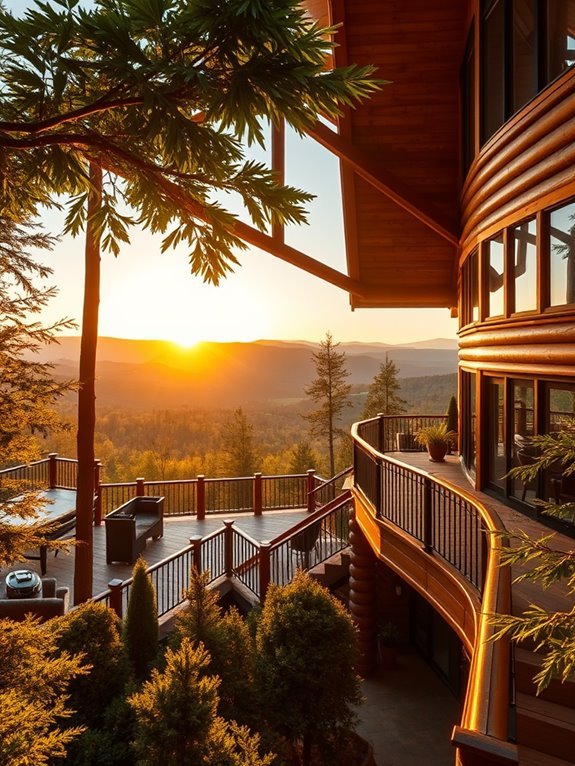 scenic mountain view lodge