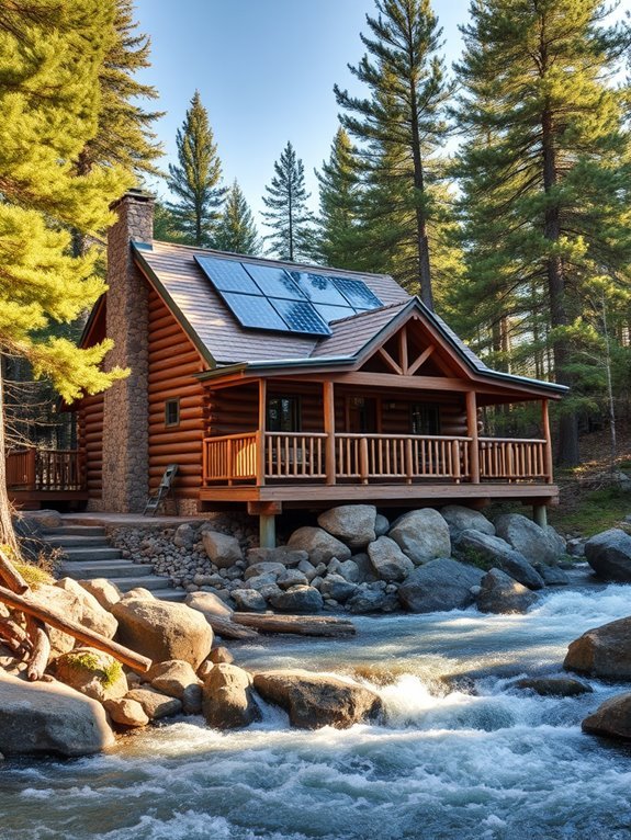 scenic riverside retreat cabin