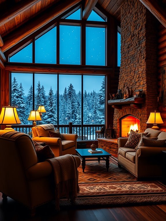 scenic vistas through windows