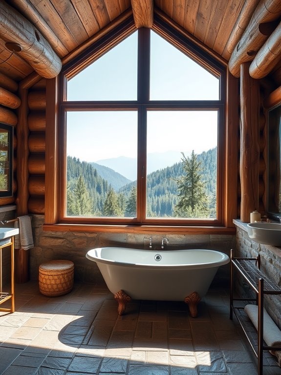 scenic vistas through windows