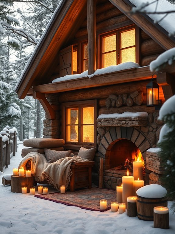 scented candles for ambiance