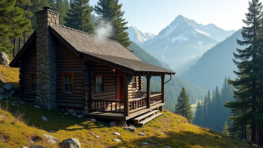 secluded log cabin retreats