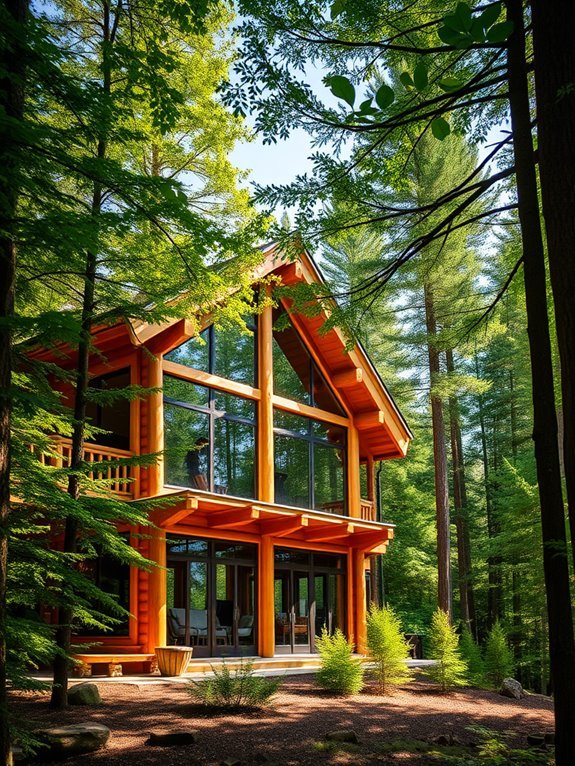 secluded luxury in nature