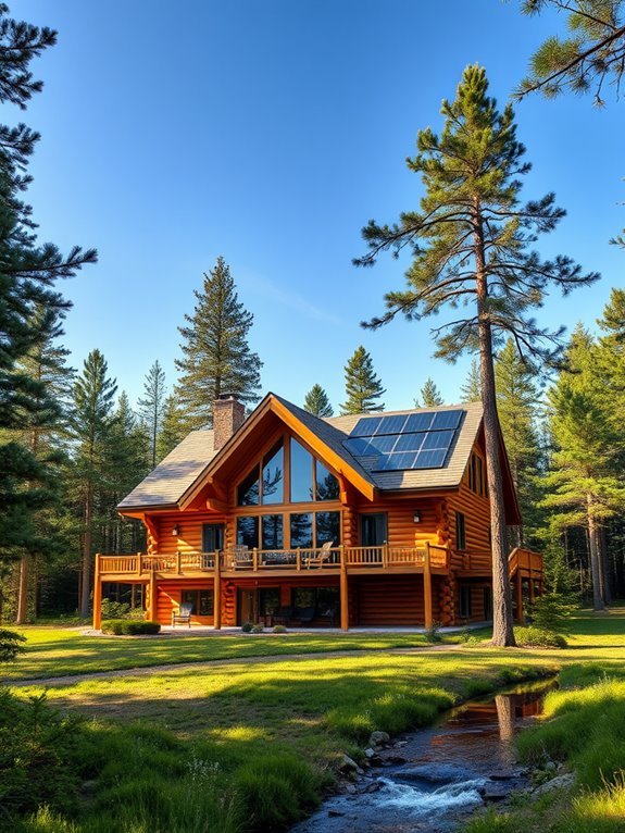 serene retreat in wilderness