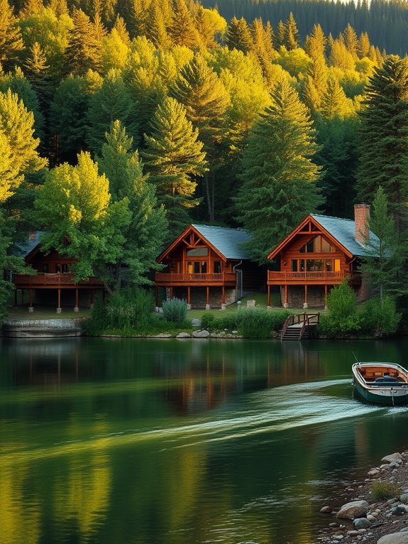 serene riverside natural beauty