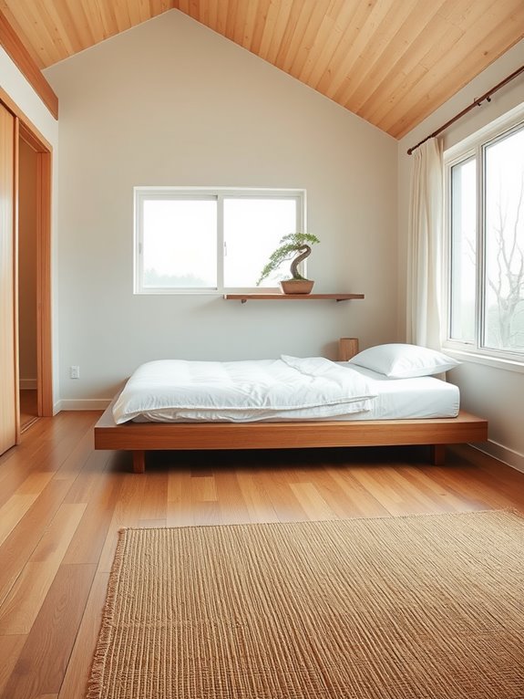 serene uncluttered peaceful environment