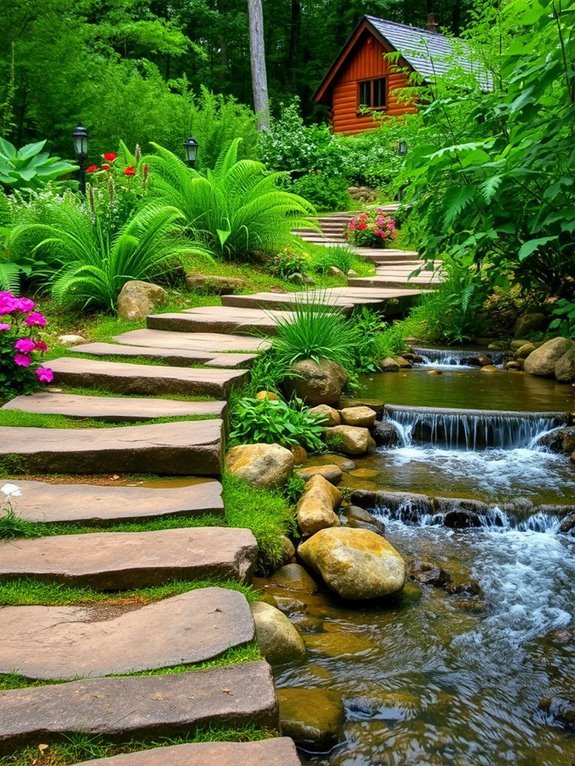 serene waterway pathways design