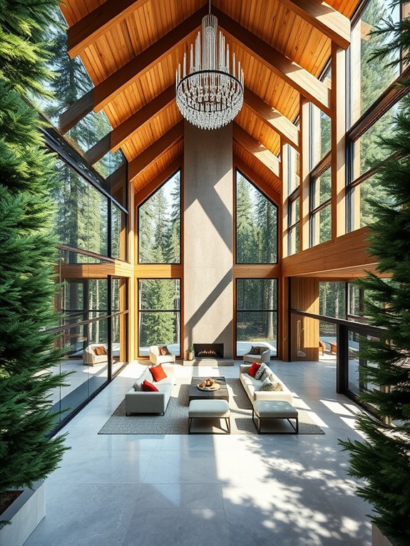 serene woodland retreat cabin