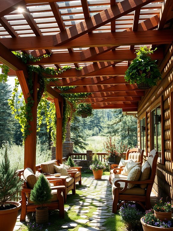 shade providing outdoor structure
