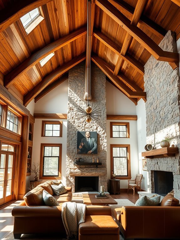 showcase ceiling s wooden structure