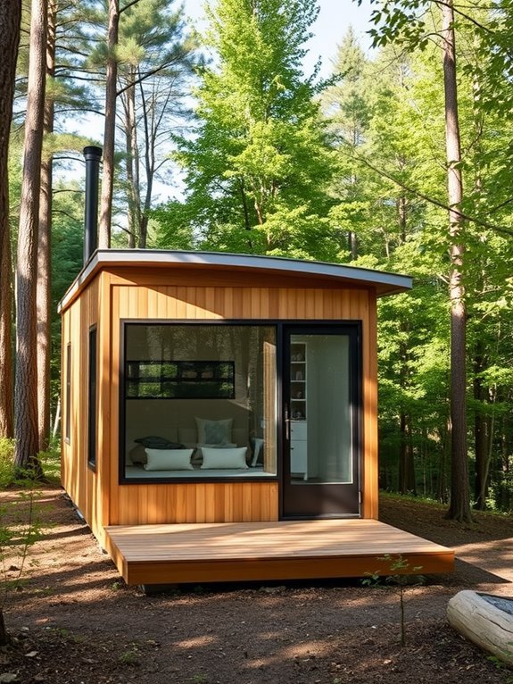 simple stylish cabin aesthetics
