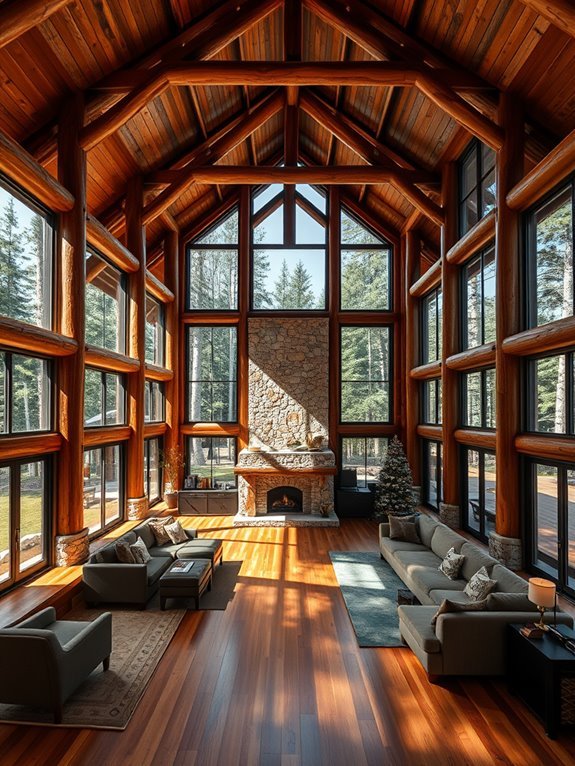 sleek design natural materials