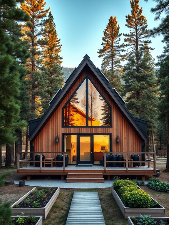 sleek simple serene retreat