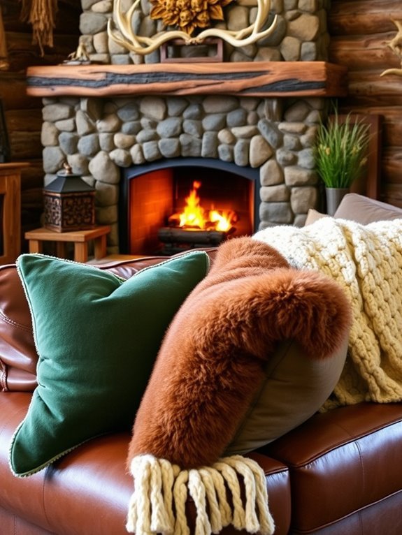 soft and warm cushions