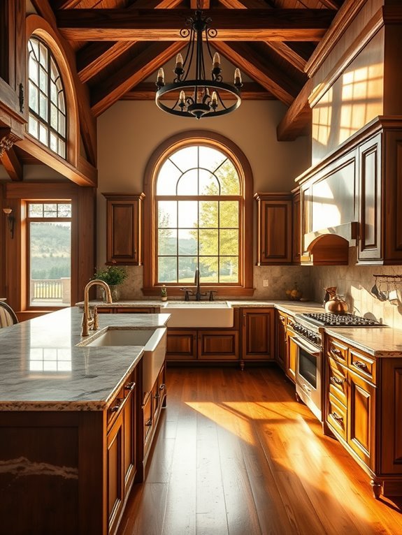 sophisticated natural stone surfaces