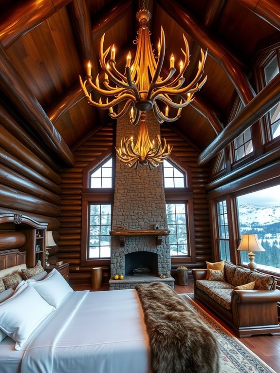 sophisticated rustic mountain retreat