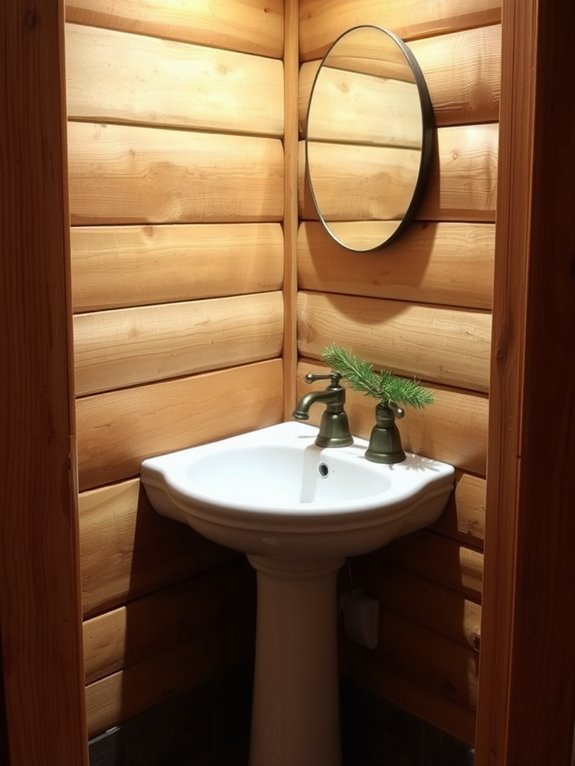 space saving corner sink