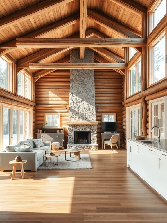 spacious and interconnected design