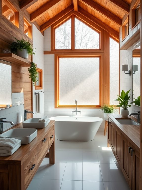 spacious and light filled interiors