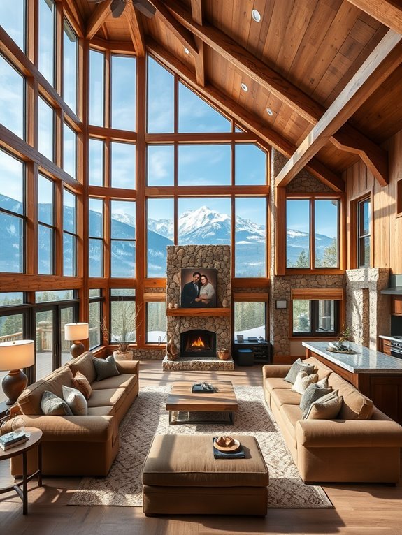 spacious interconnected home design