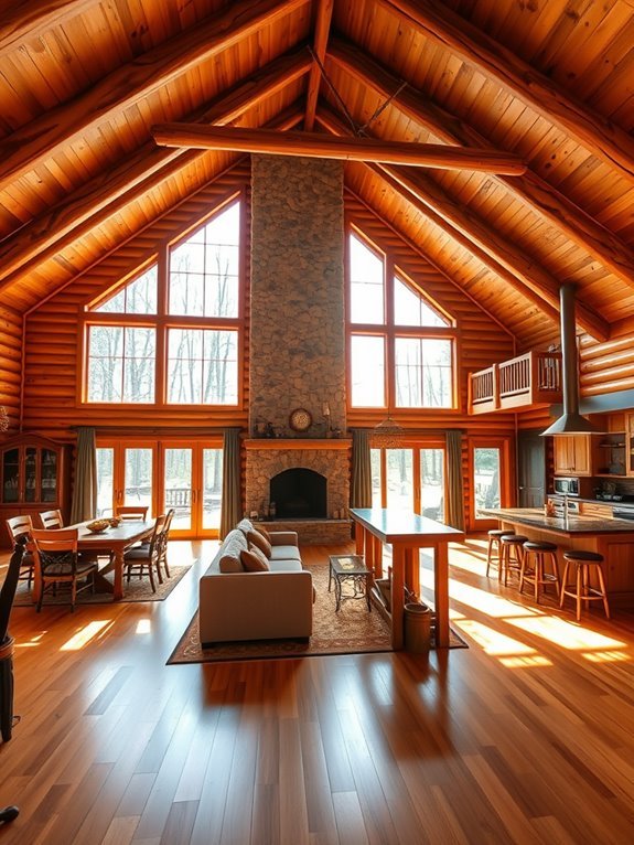 spacious interconnected home layout