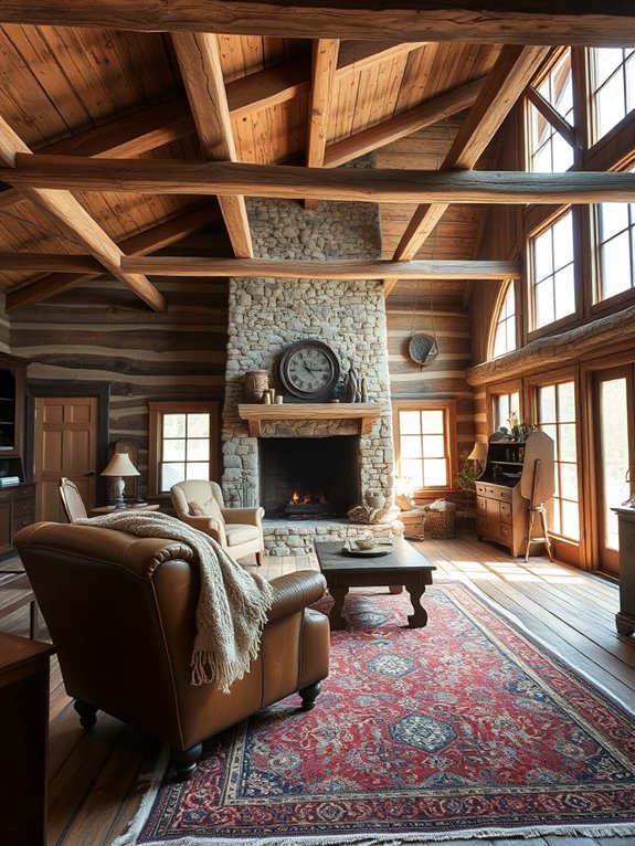 spacious interconnected living spaces