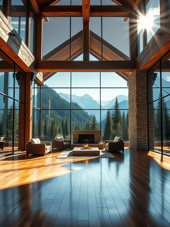 spacious interconnected modern design