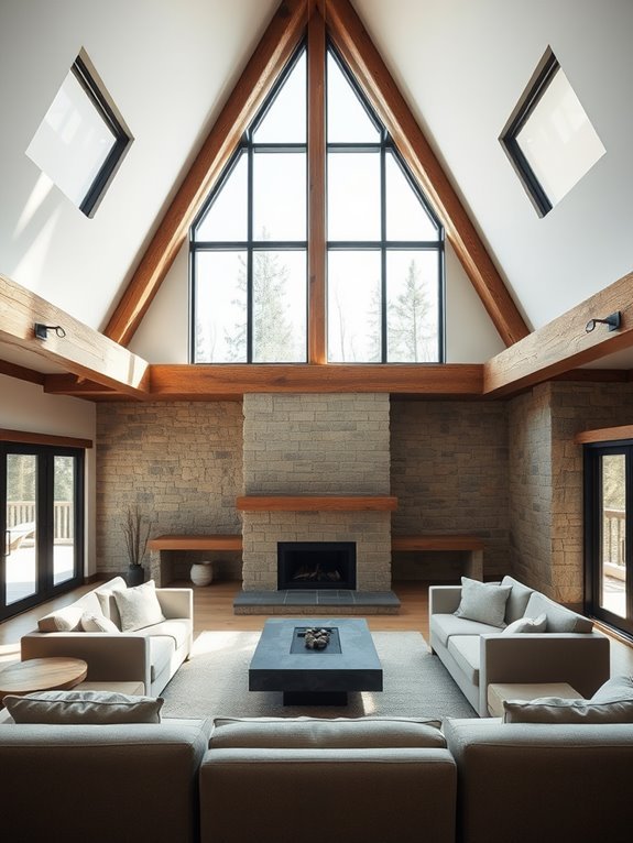 spacious interconnected modern design