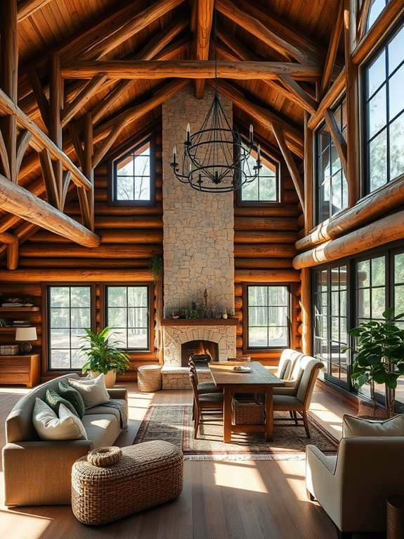 spacious modern nature inspired retreat