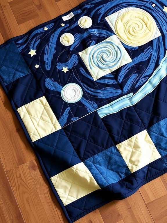 starry night inspired artwork