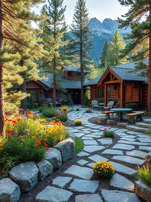 stone walkways and patios